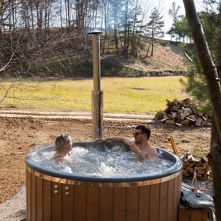 Na Kaszubach Z Balia Jacuzzi - Golubie - Sikorska Dolina Ii Ferienhaus Sikorzyno